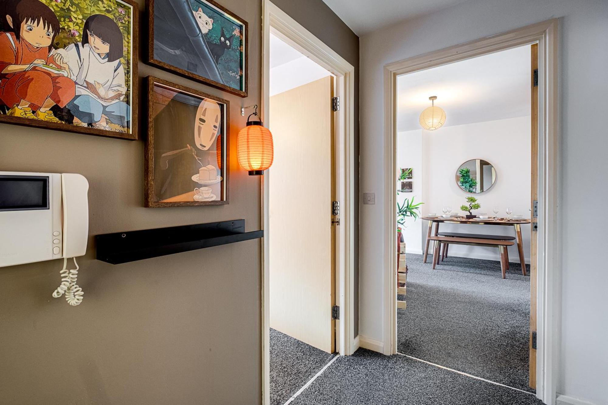 Anime Courtyard In Central And Free Parking With Netflix Бирмингем Экстерьер фото